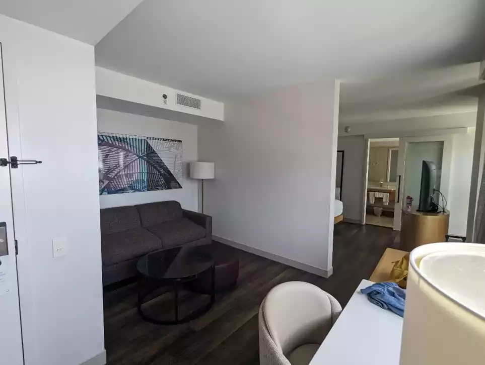 Living Room of Junior Suite at Delta Hotels Toronto