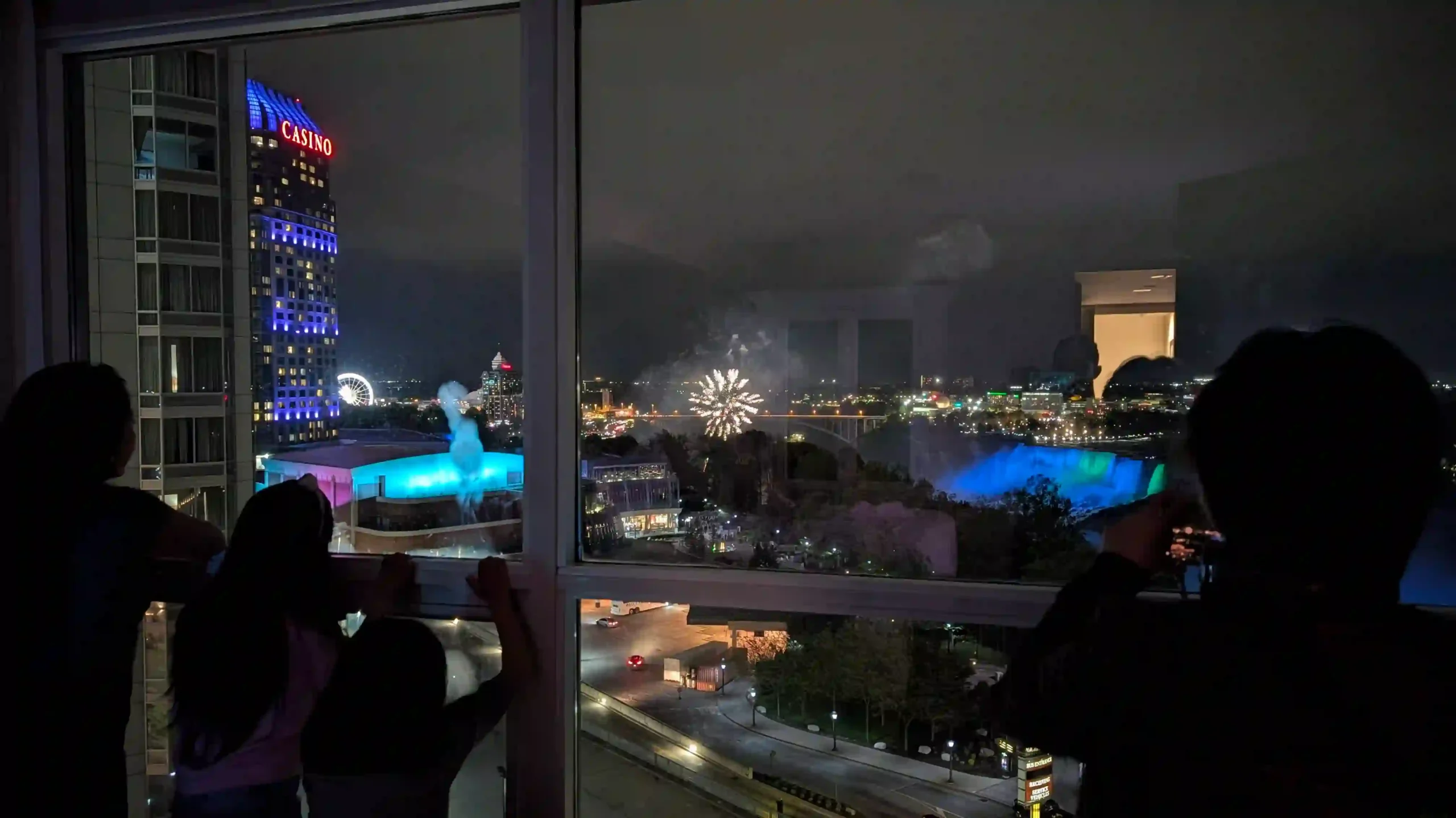 Fireworks View from the Suite